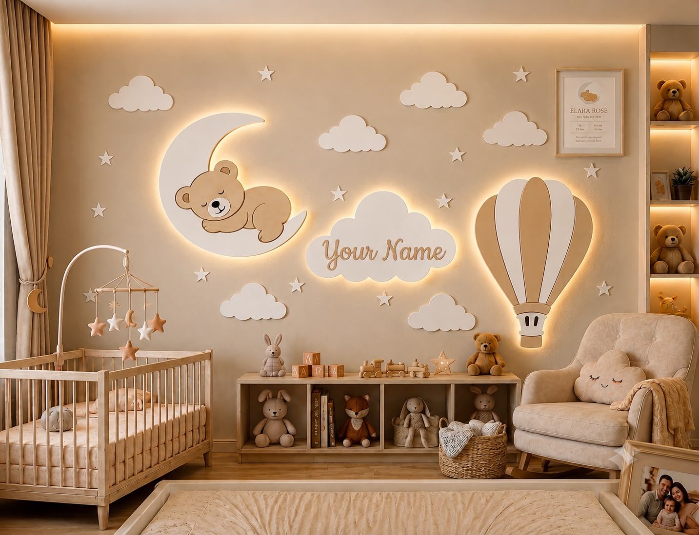 Baby Nursery Wall Decor Bundle Set