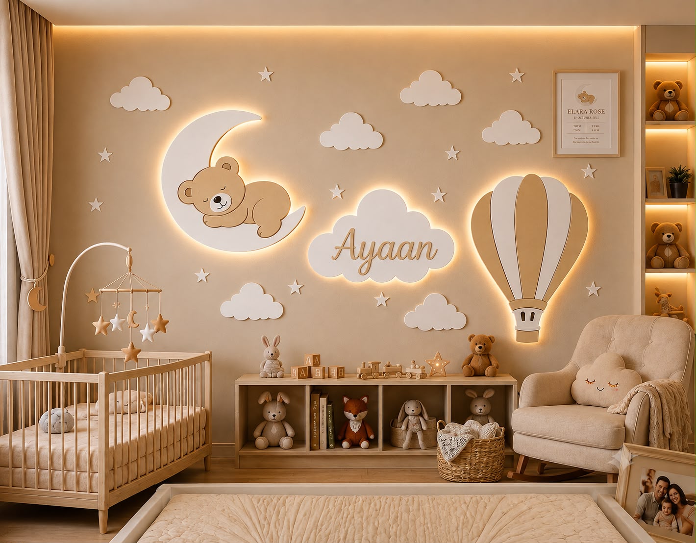 Baby Nursery Wall Decor Bundle Set