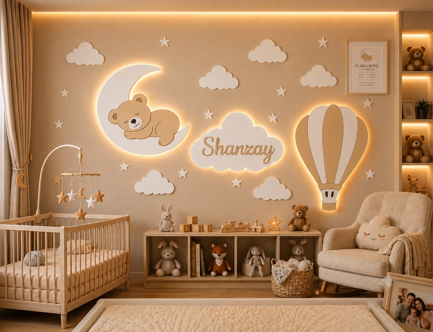 Baby Nursery Wall Decor Bundle Set