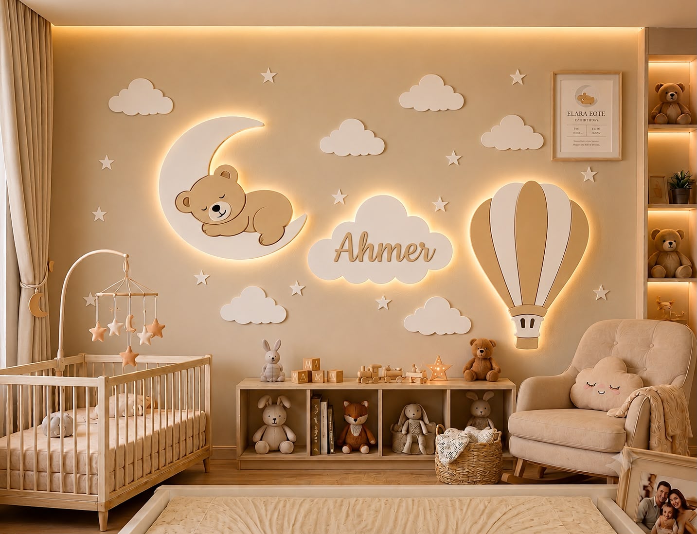Baby Nursery Wall Decor Bundle Set